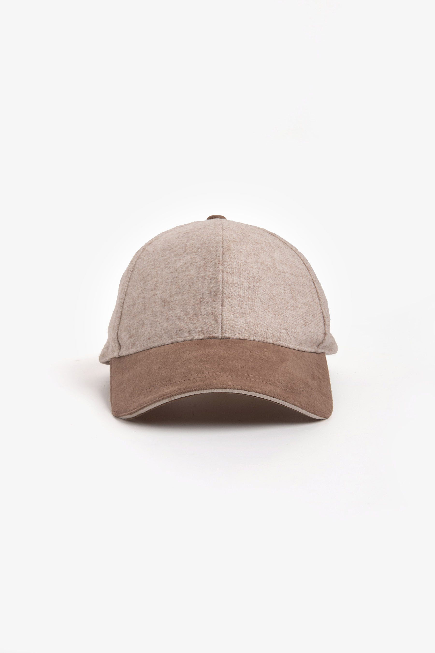 Cappello visiera pied de poule tortora-Dan John