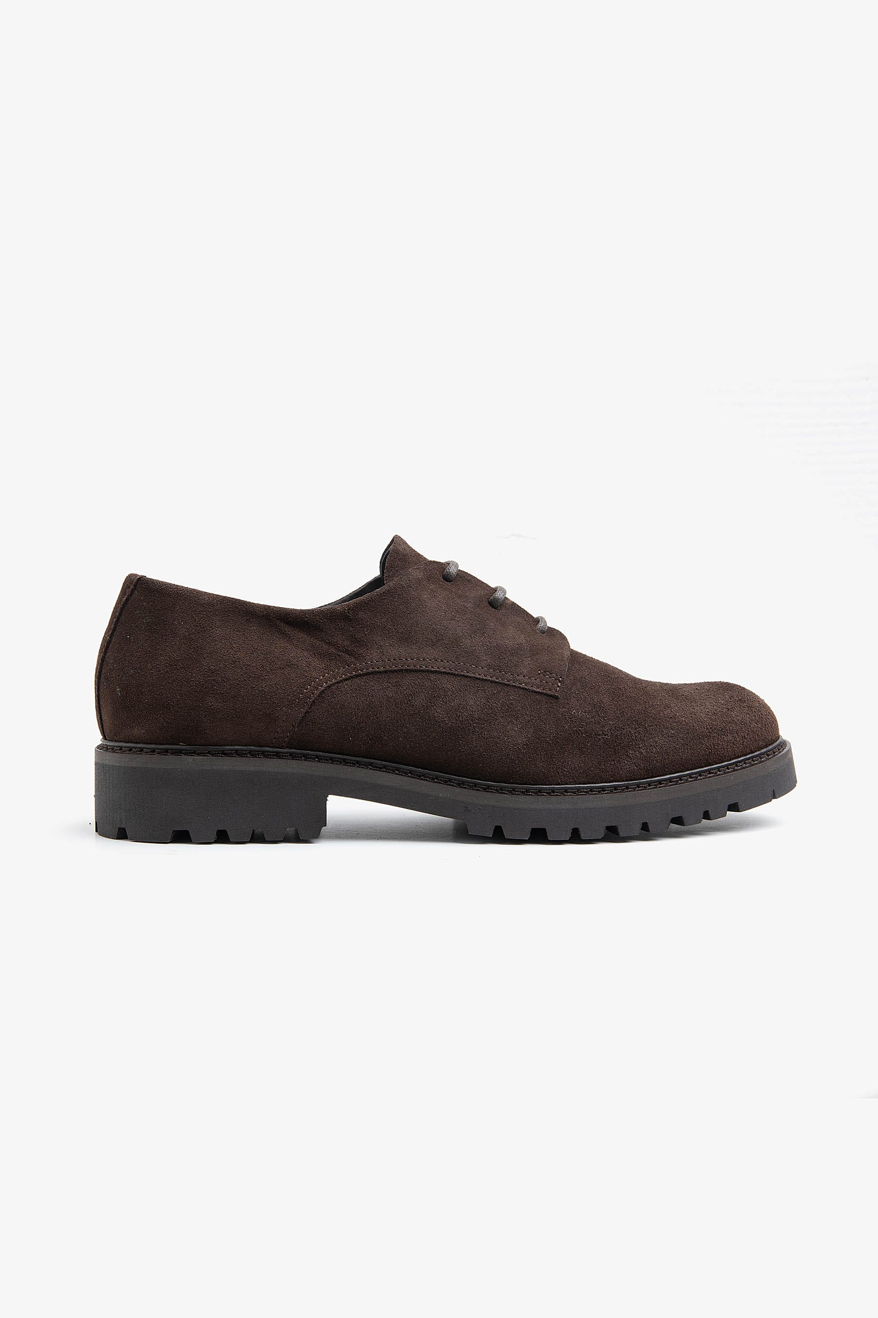 Scarpe derby suede moro-Dan John