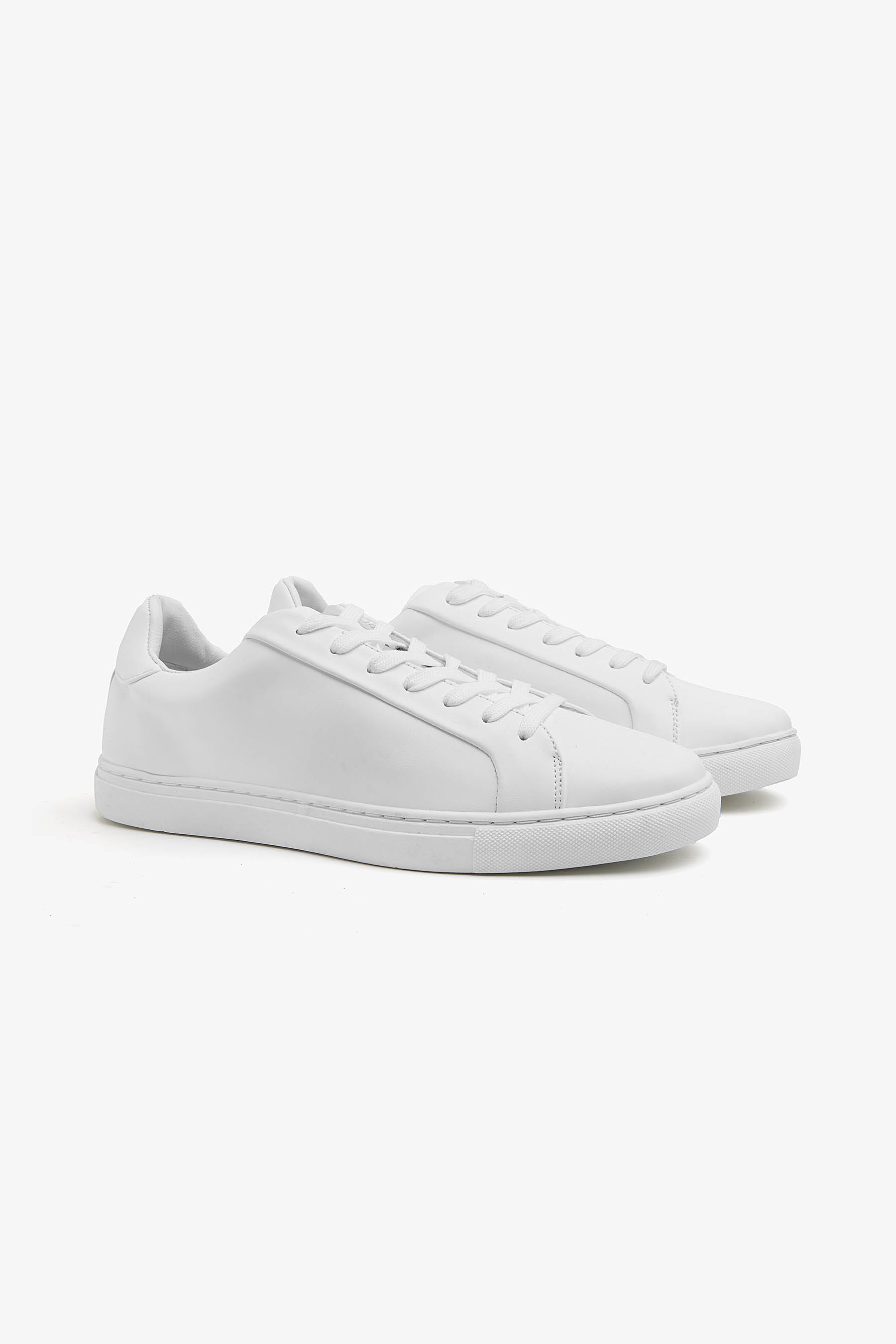 Sneakers in ecopelle bianca-Dan John