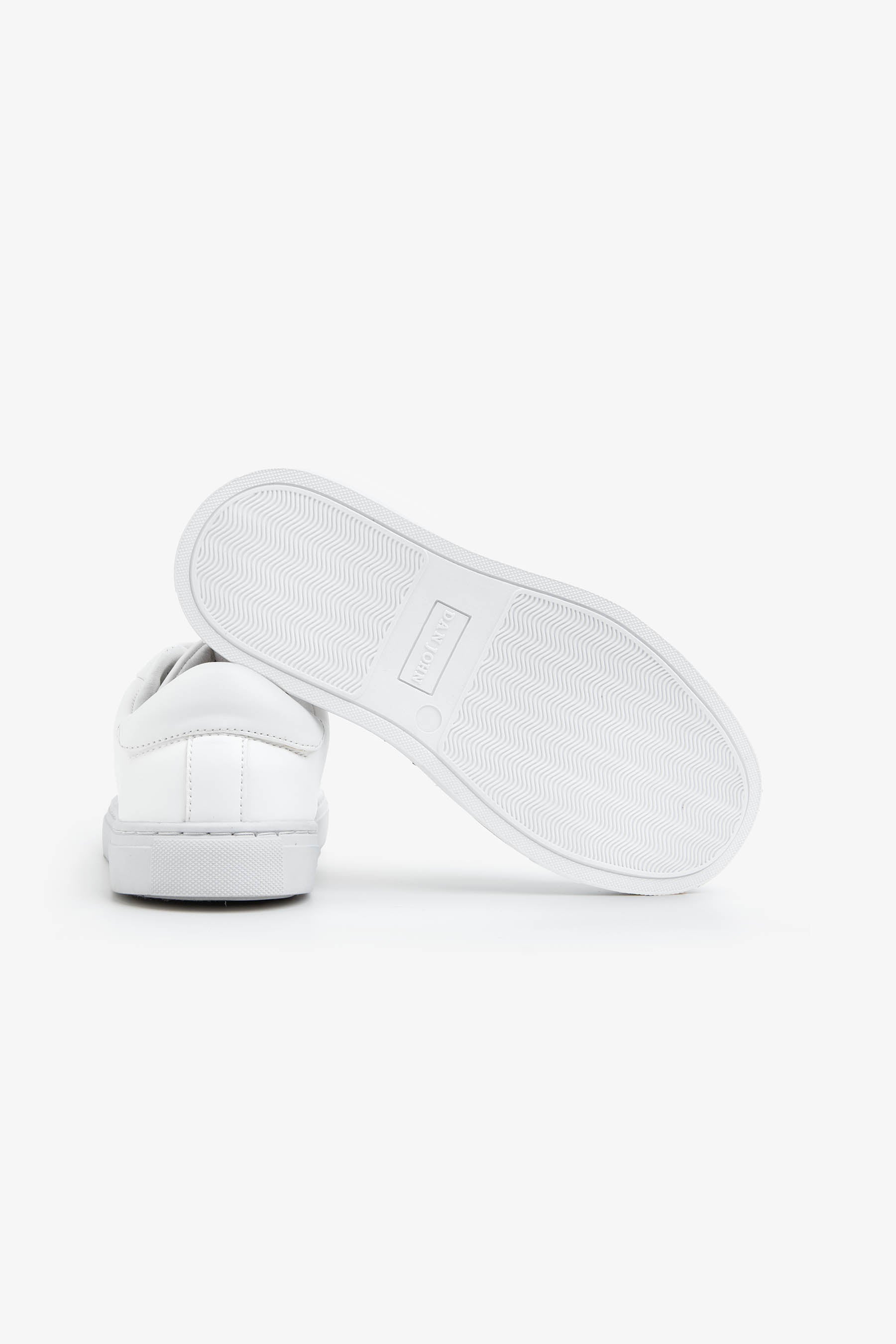 Baskets blanches en simili-cuir Kids
