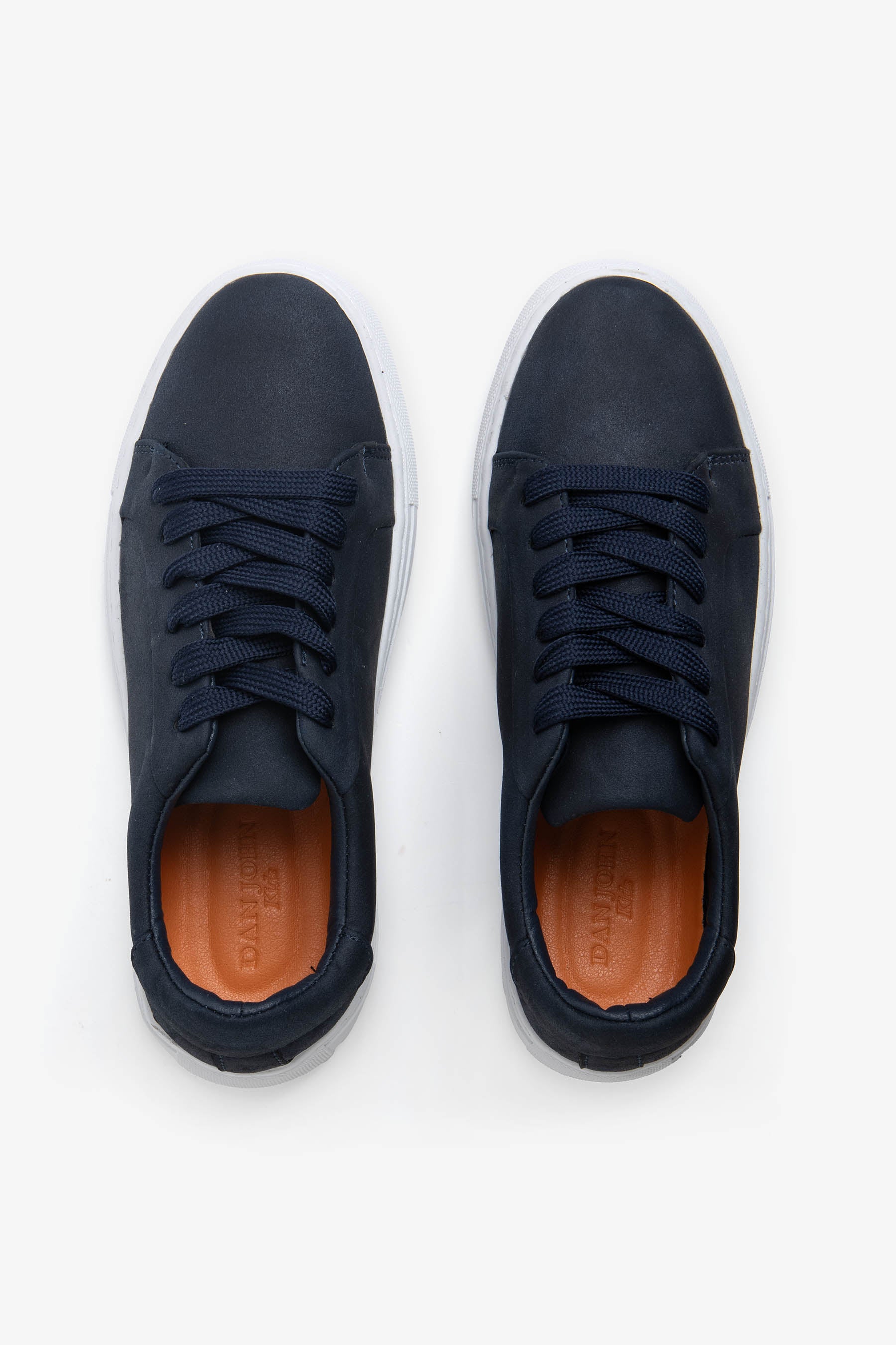 Baskets en simili-daim bleu Kids