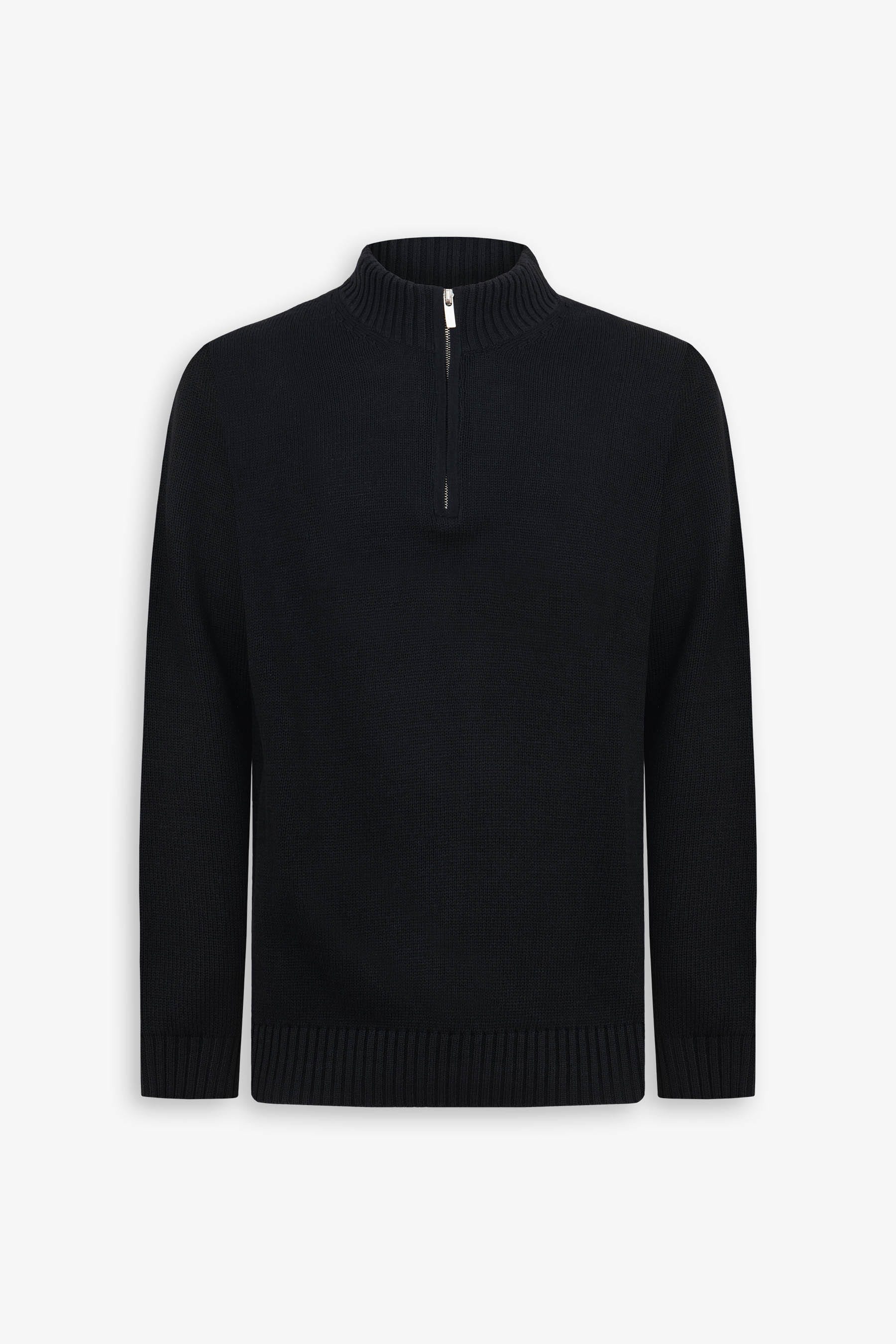 Maglia half zip nera-Dan John