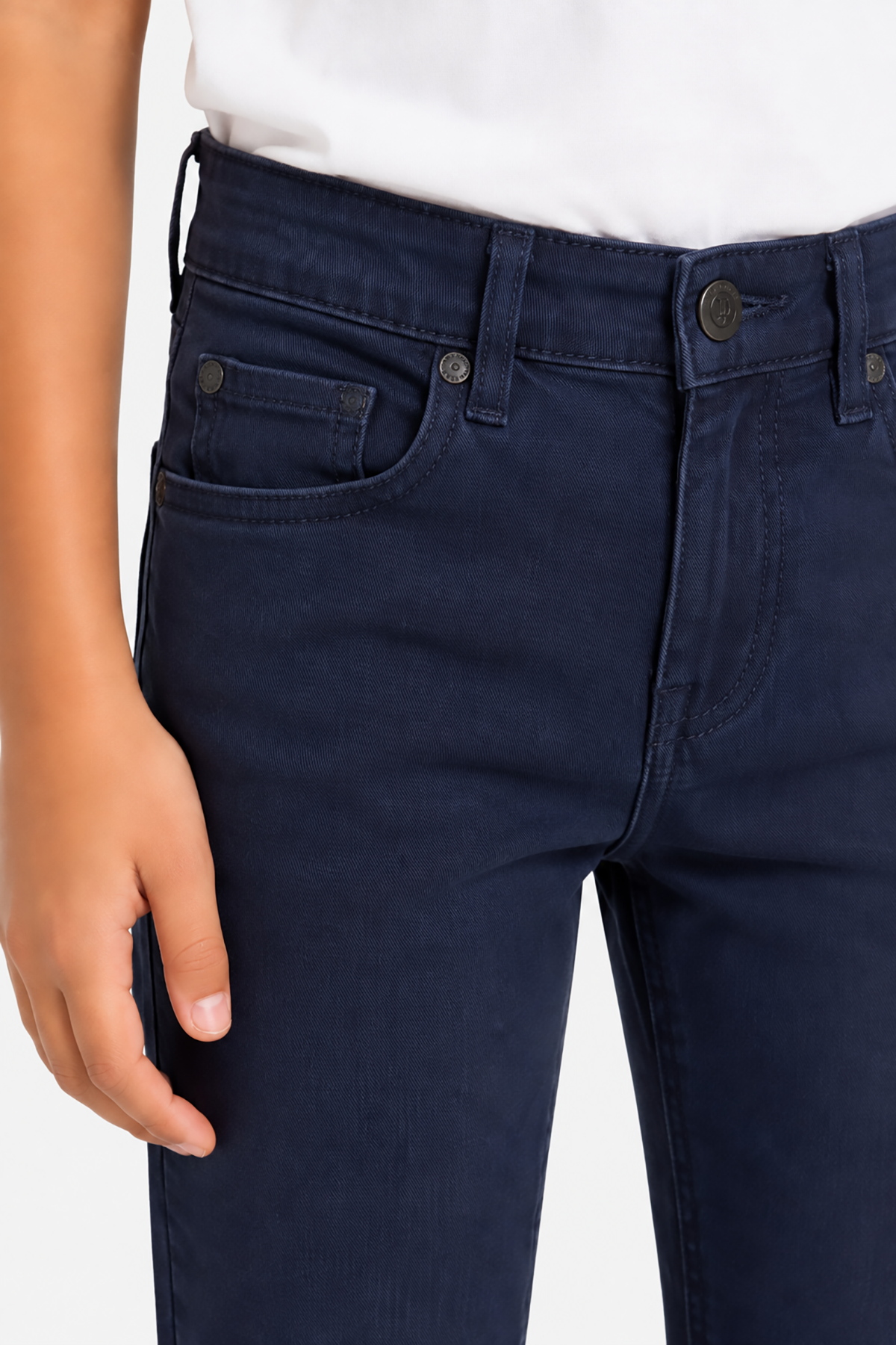 Pantaloni 5 tasche blu Kids