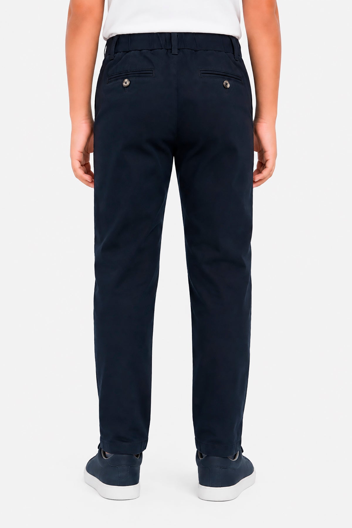 KIDS Blue jersey drawstring pants