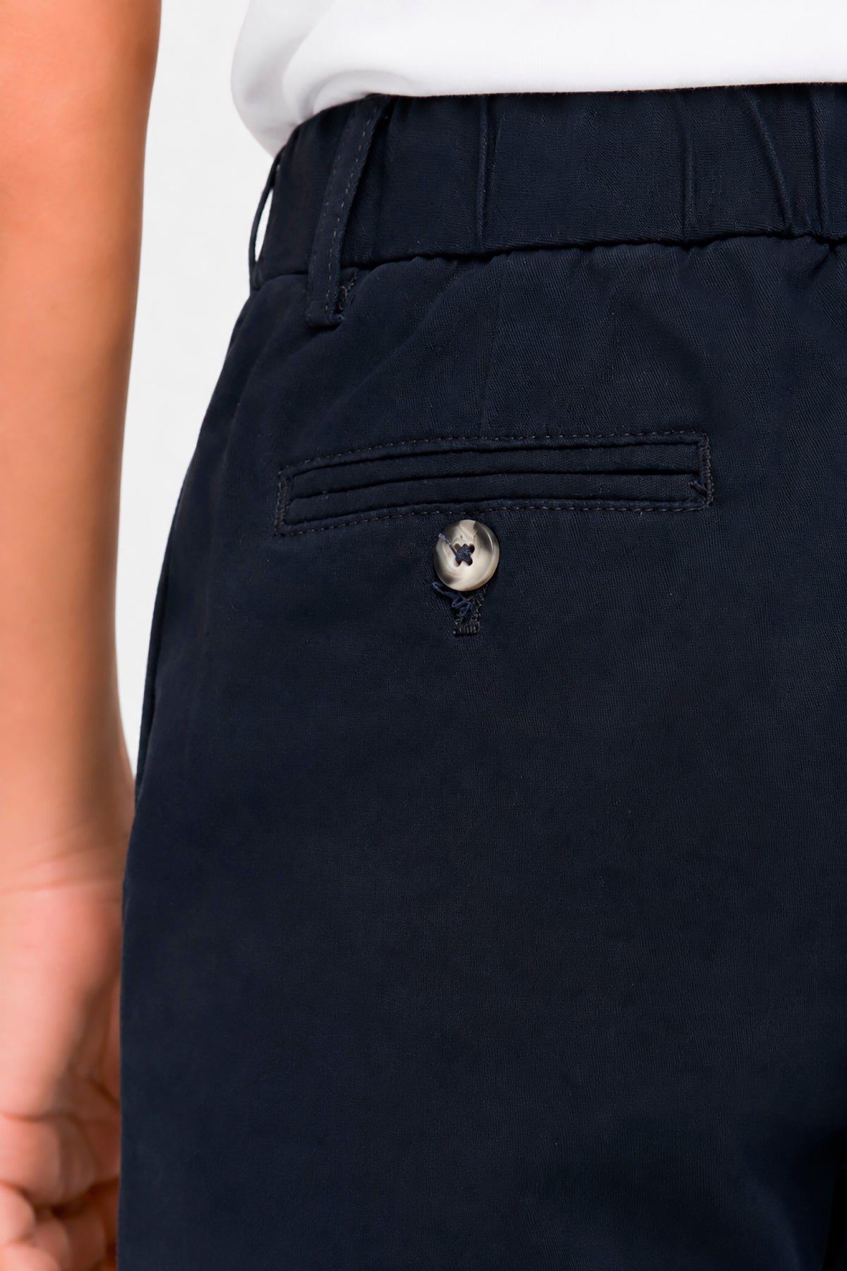 KIDS Blue jersey drawstring pants