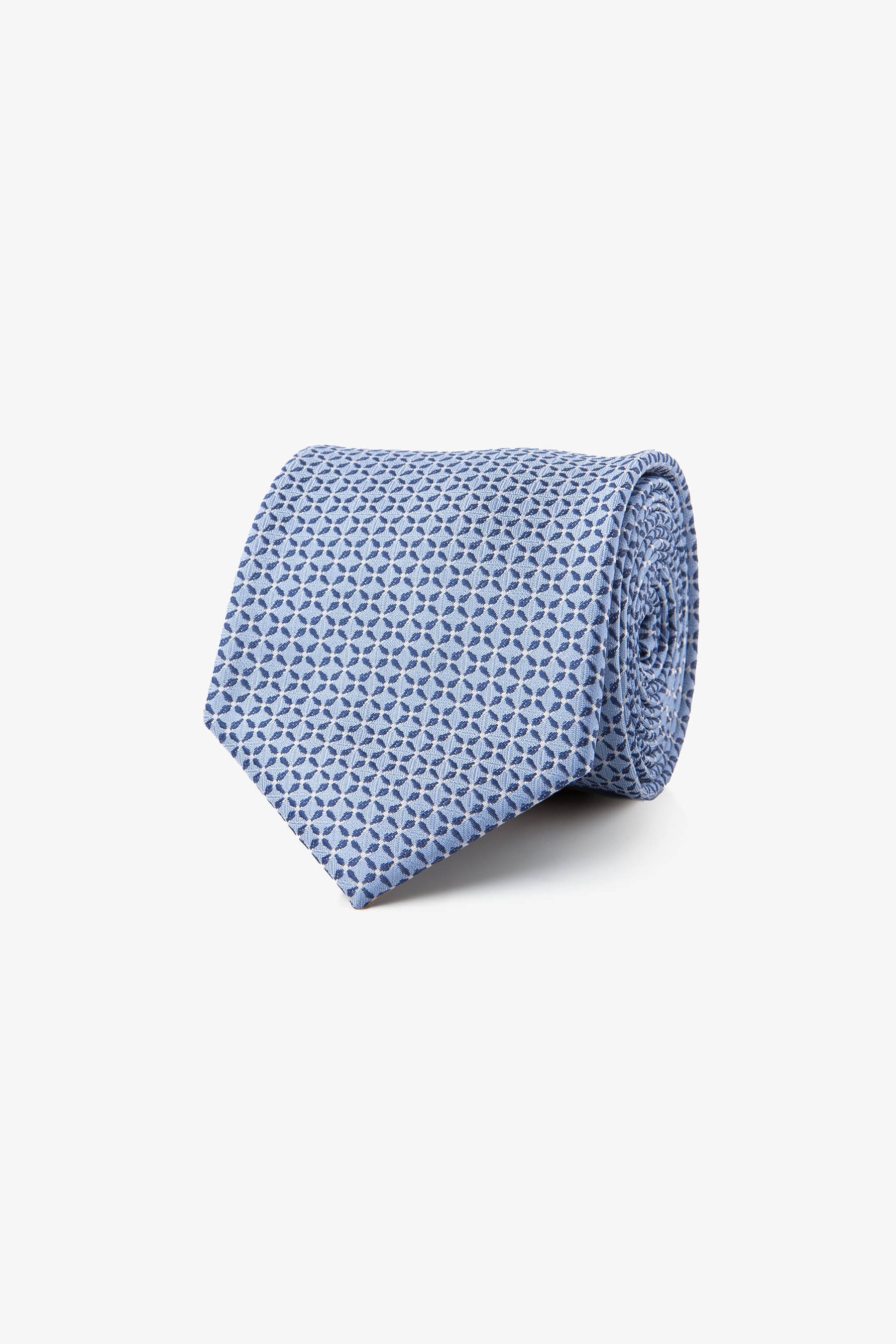 Cravatta jacquard micro fantasia avion-Dan John