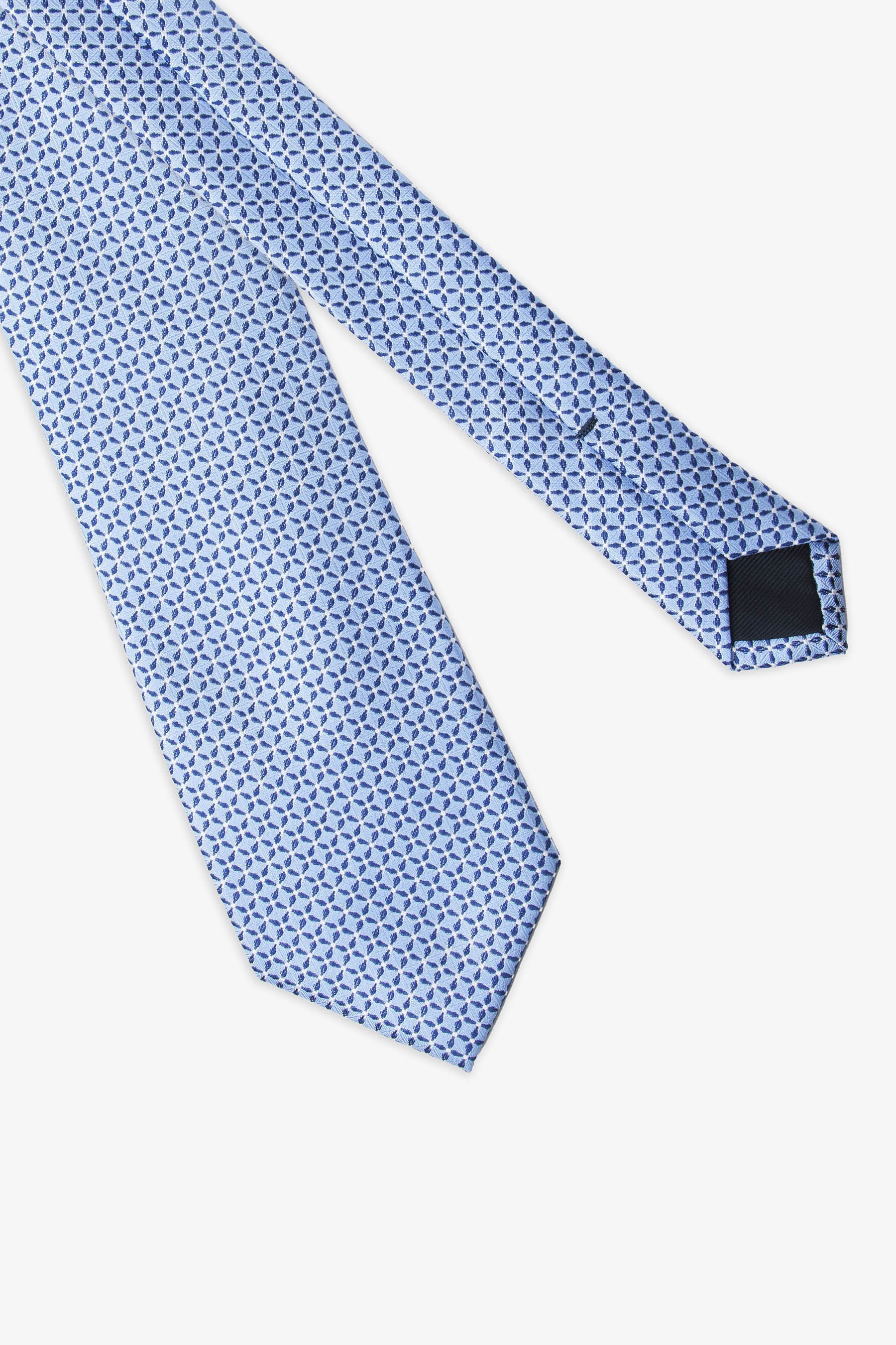 Cravatta jacquard micro fantasia avion-Dan John