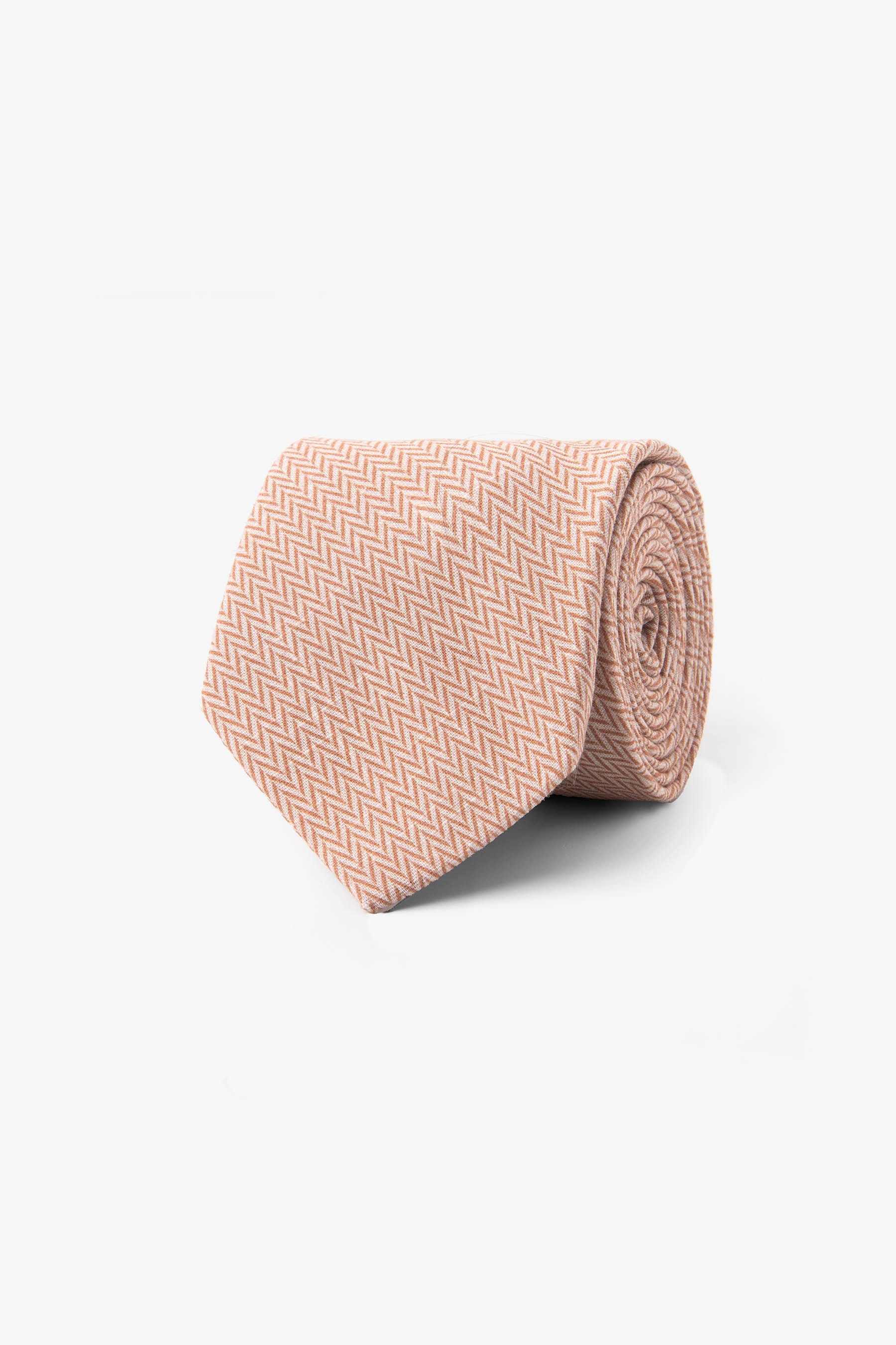 Cravatta micro spiga arancio-Dan John