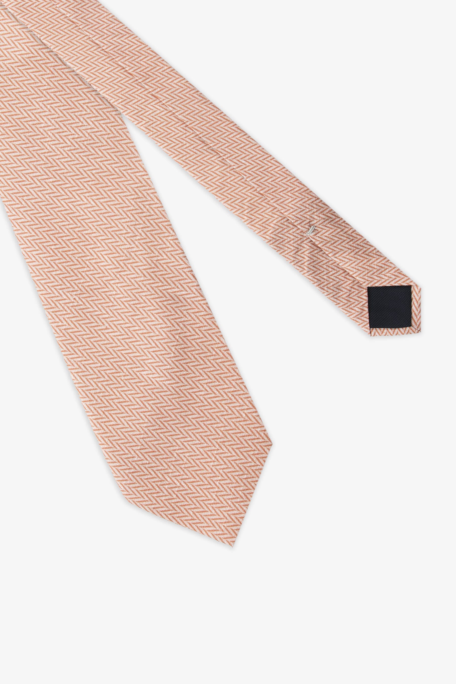 Cravatta micro spiga arancio-Dan John