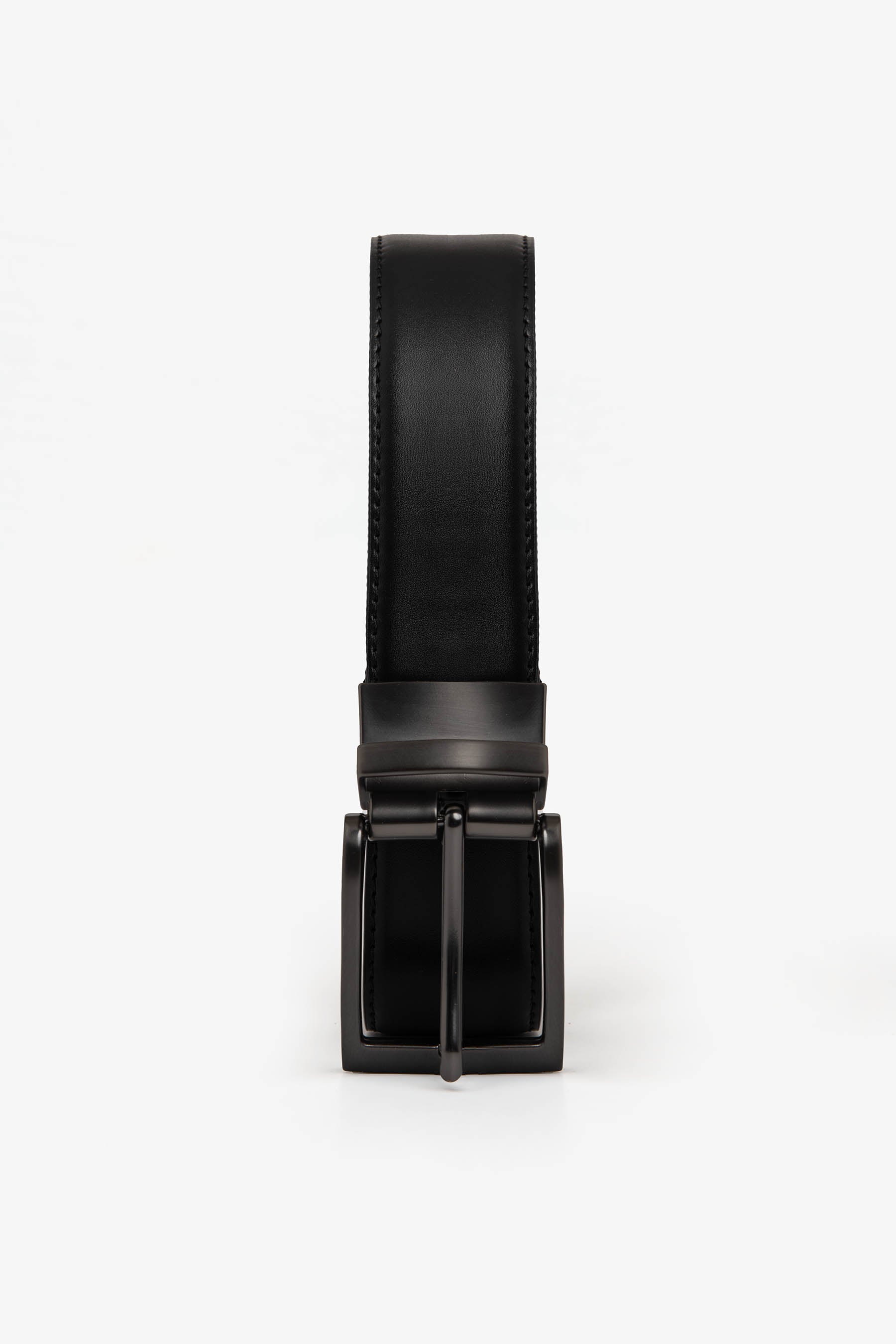 Dark brown/black reversible classic belt