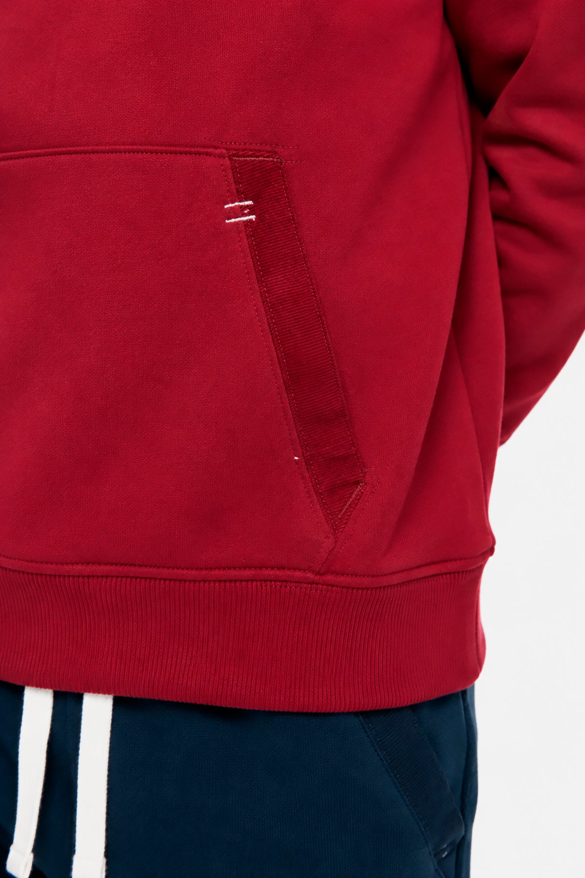 Sudadera con capucha basic burdeos Kids